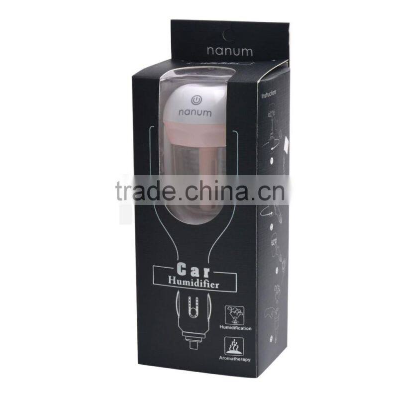 New Creative Gift 50ml Mini Car Humidifier Portable Air Purifier Essential Oil Diffuser Aromatherapy Mist Maker Car Accessories