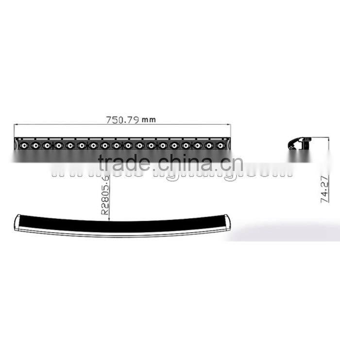 Export Quality High Intensity Ce Rohs Certified 4 Row Led Light Bar Wholesale