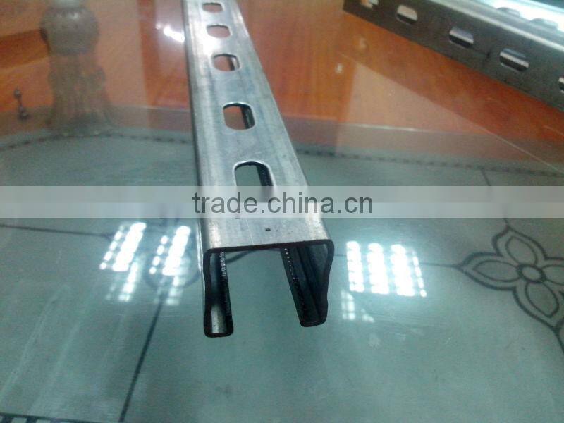 stainless C channel 41*41 with slotted