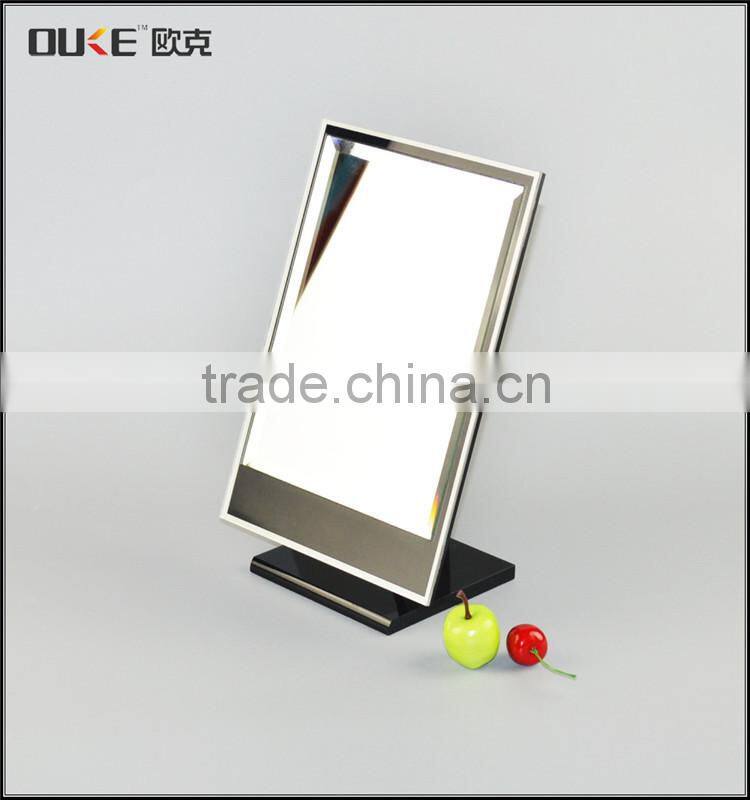 Freestanding rotating personalized Acrylic mirror