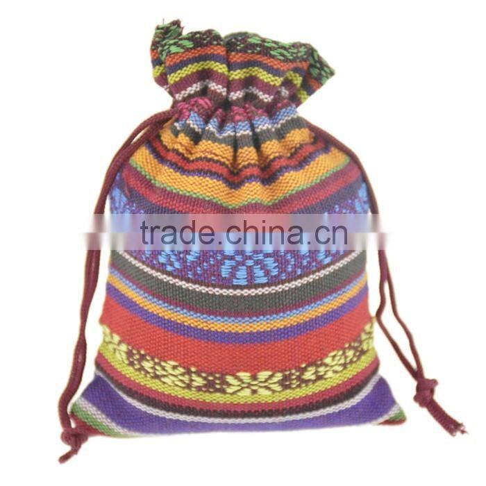 National cotton drawstring bag