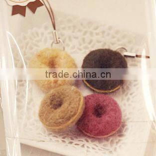 2016 gogo creative DIY craft needle felting cute donut accessories