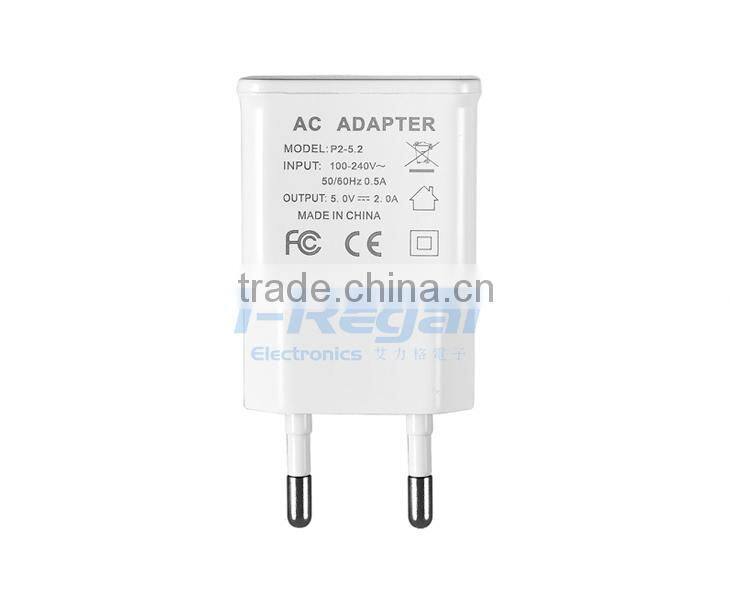 Supply i-Regal US plug pin wall usb charger for Samsung S4 S5 S6
