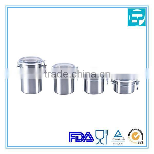 2014 NEWEST stainless steel coffee & tea storage canister