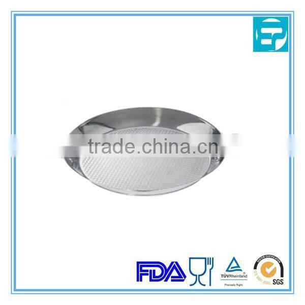 High quality stainless steel induction bottom paella pan