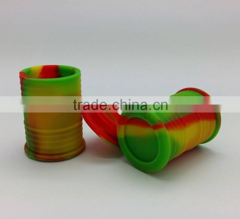 USA Canada FDA food grade 10ml rubber non stick silicone oil barrel container