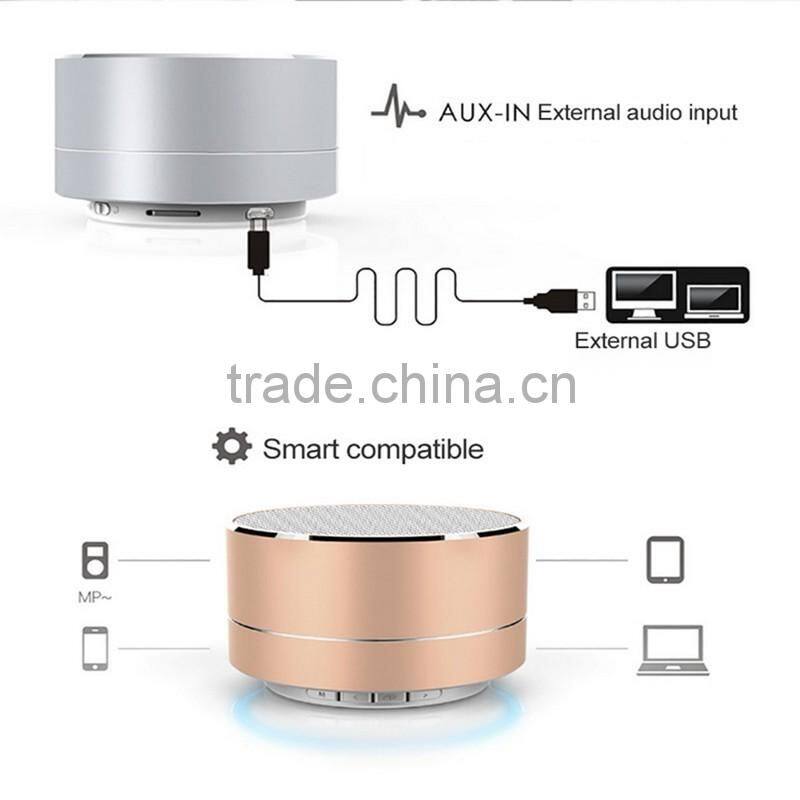 Aluminum Alloy Material Protable A10 V3.0 Bluetooth Speaker
