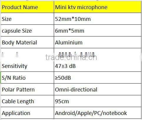 Mini karaoke microphone , handheld portable microphone for outdoor singing