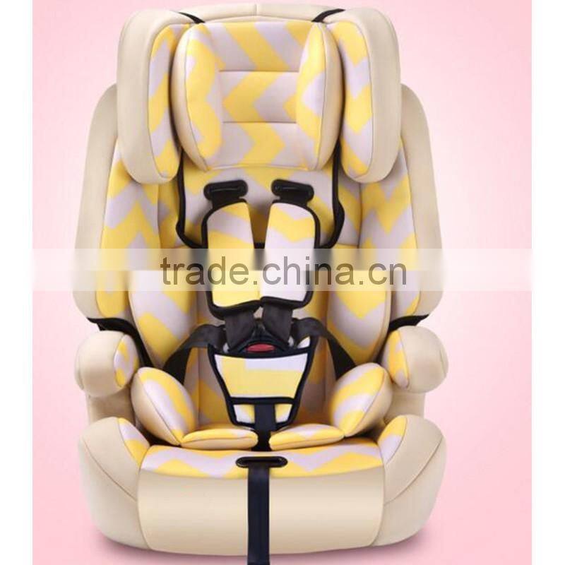 car seat with child