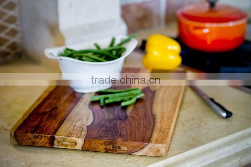 Acacia Gripperwood Gourmet Sheesham Cutting Board, 10 by 15-Inch