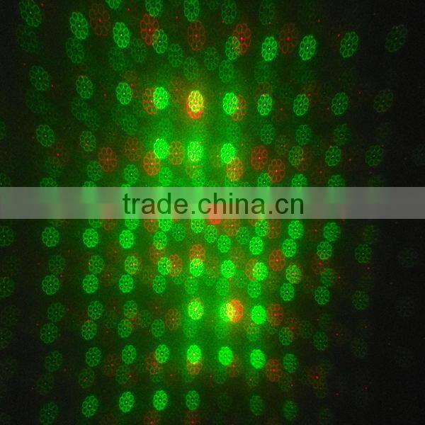 Red green mini laser show voice activated 20 different patterns
