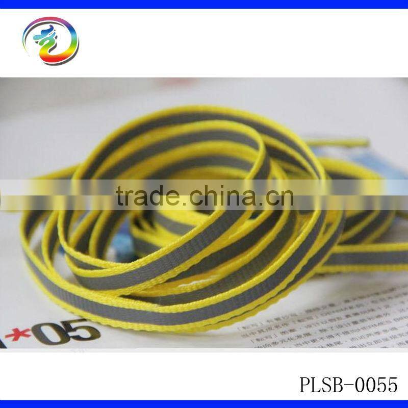 Fashion Polyester Cotton Flat Shoelace