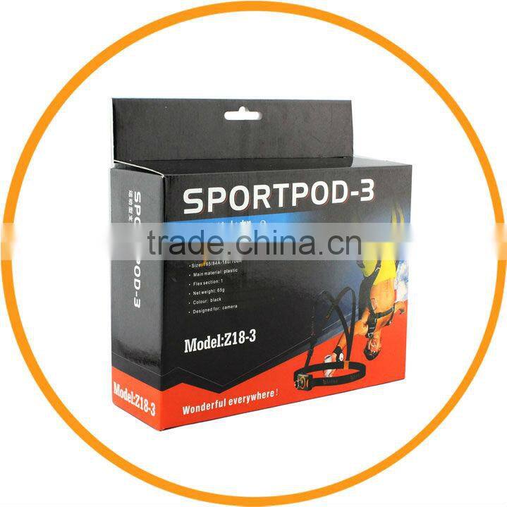 Z18-3 Skydiving Chest Camera Mount SportPod-3 for Digital Camera Black from dailyetech