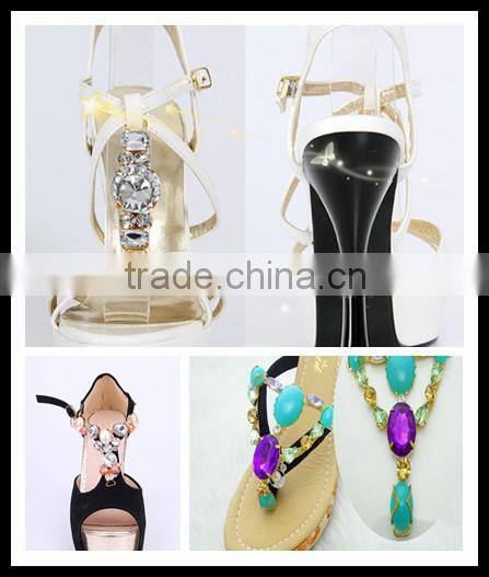 Popular Shining Rhinestone Acrylic Shoe Buckle