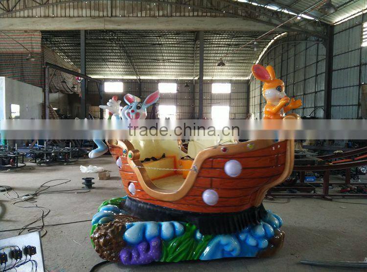New arrival outdoor coin operated ride on boat for family amusement game machine rides kiddie rides for sale