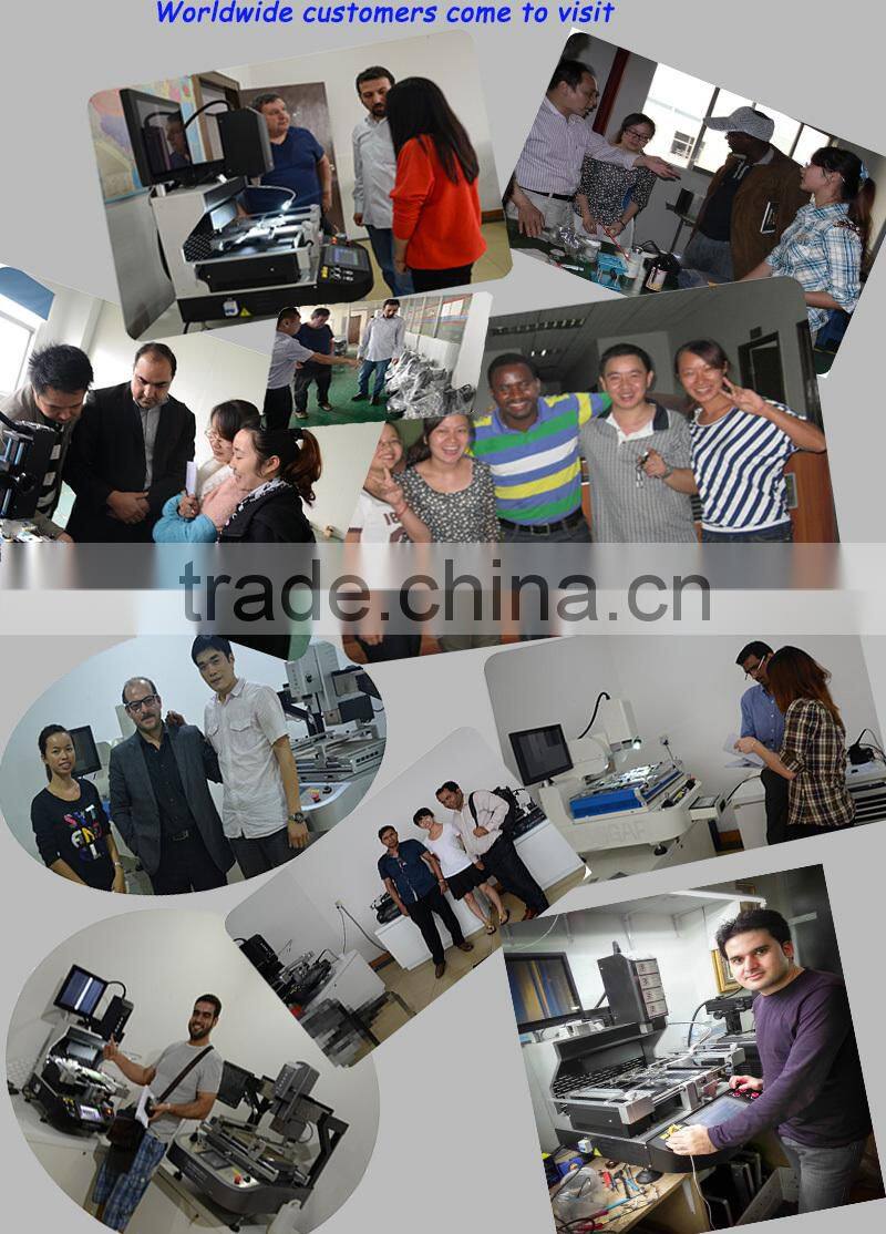 Hot sale WDS-650 bga vga repair machine for laptop motherboard 3 independent heating Infrared BGA Rework Station