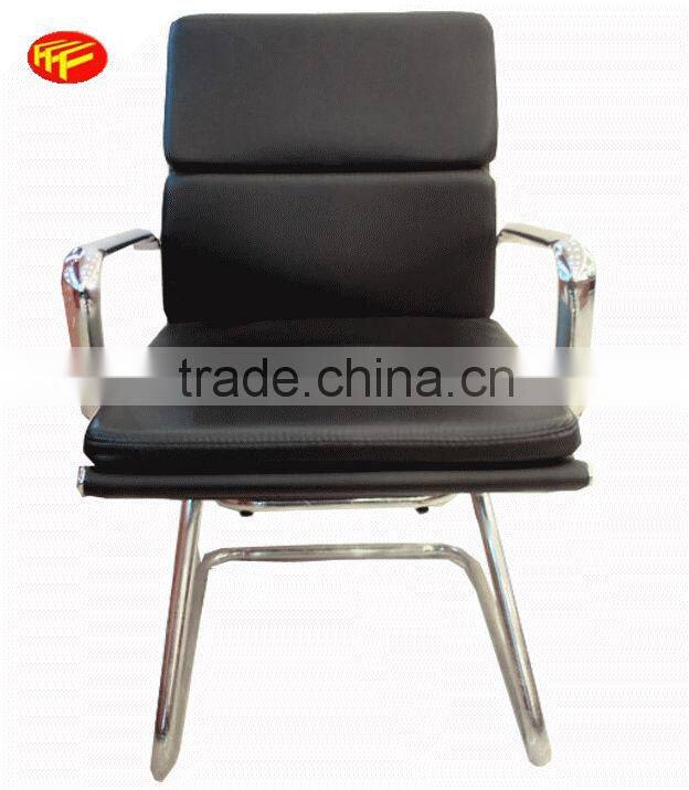 modern leather office chairs without wheels G-166C