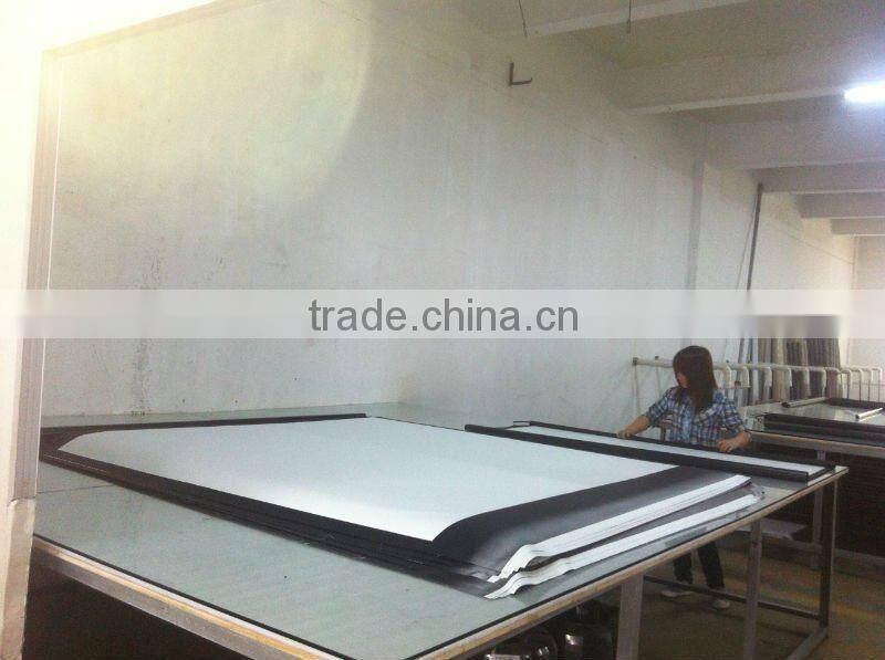 manual wall self lock screen factory