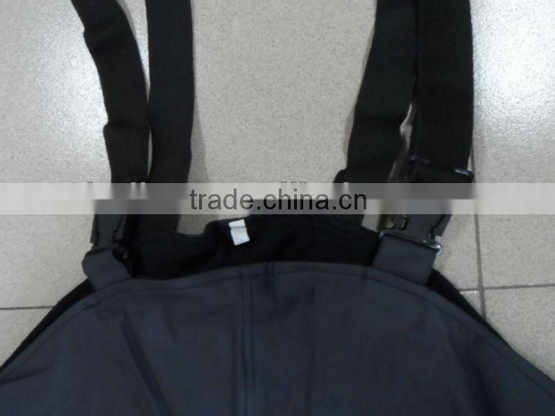 hi-vis safety bib pants with fleece lining
