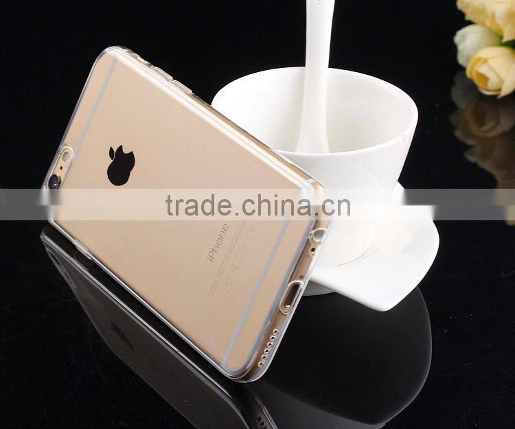 Hot Sell Transparent Soft TPU Case Silicone Cover for iPhone 6 6s for iphone 7 and iPhone 7 Plus Ultra Thin Mobile Phone Case