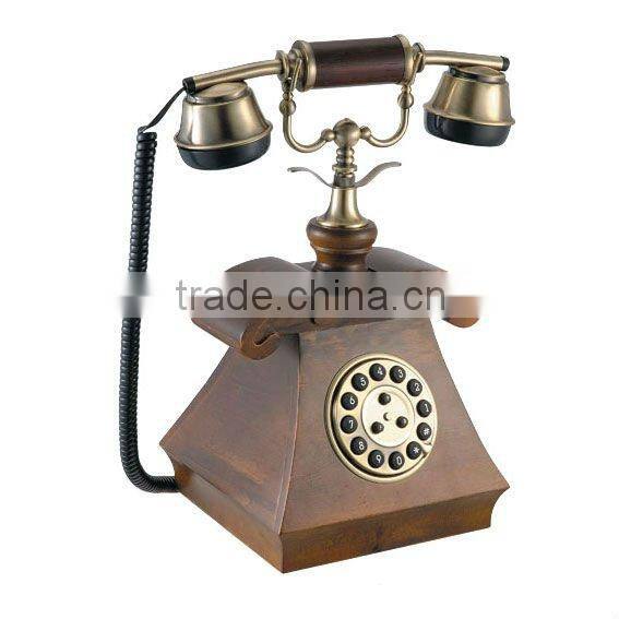 Wooden Decoration Antique Rotary phones