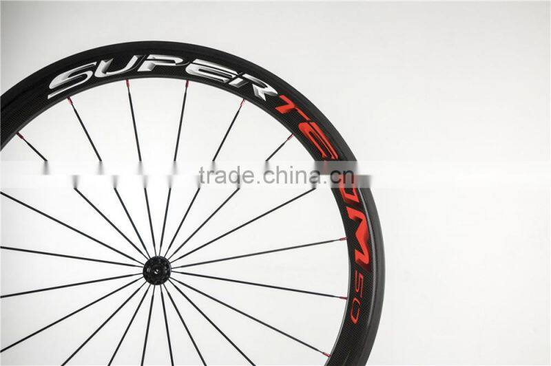 high quality supersteam carbon road bicycle wheels,38/50mm carbon road wheels 700c carbon bike wheels for sale,