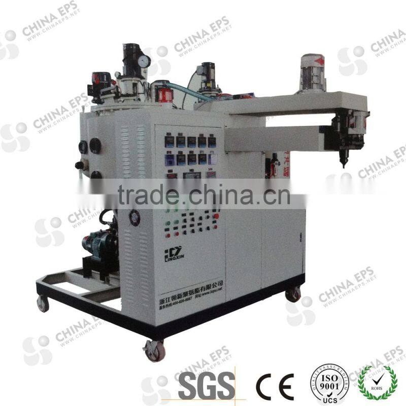 two components high temperature TDI+MOCA elastomer casting machine for PU Ring