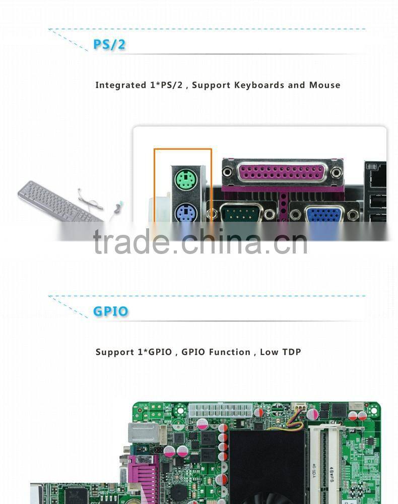 2* RJ-45 Lan port Cheapest celeron industrial pc motherboard 1037u embedded computer board with factory best prices