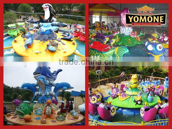 Cool water amusement rides children loved Fighting Shark Island for sale