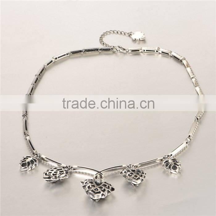 925 Sterling Silver Original Necklace Crystal Cicada Dangle Necklace Wholesale Unisex Necklace