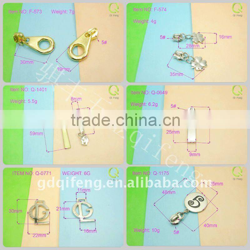 metal zipper puller z-043 round shape puller