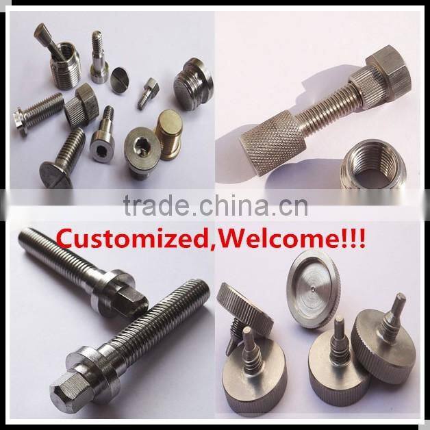 customized outside threads and inside threads screw/bolt