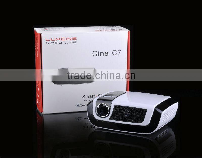 5% off Super bright !!! C7 1080p 3d led projector with WIFI and DLNA
