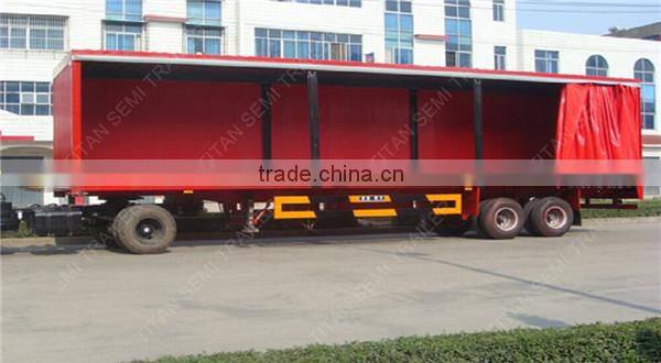Lighter Weight Curtain Side Trailers For Bulk Cargo Transportation