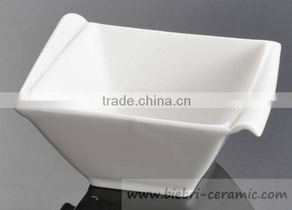 Elegant Fashion Artwork Design Decorative Pasta Noodle Dinner Service Bowls Ceramic Porcelain Fine Bone China