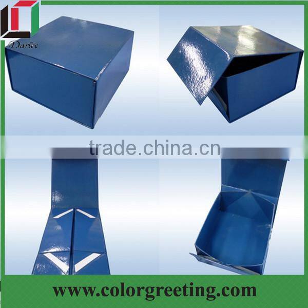 rigid folding cosmetic package box unique design outer box for cosmetic high quality foldable gift box supplier in shenzhen
