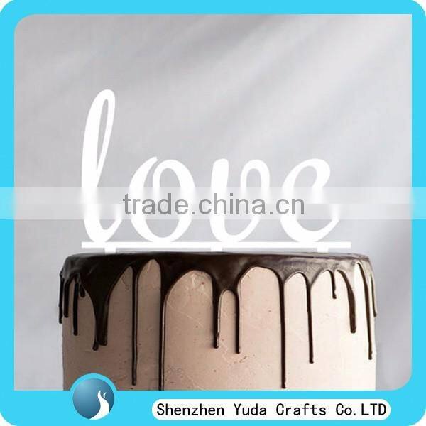 Love Shaped Design Wedding Cake Topper