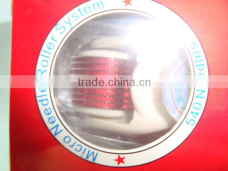 The most popular professional skin care derma roller 540 on sale with changed head