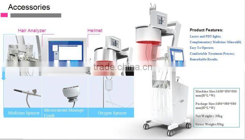 diode laser hair loss therapy hair growth products from beauty equipment supplier