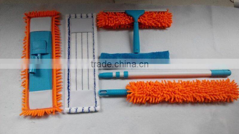 Household Cleaning Mop Duster Window Cleaner 6 piece Set Great Value HD3500-6