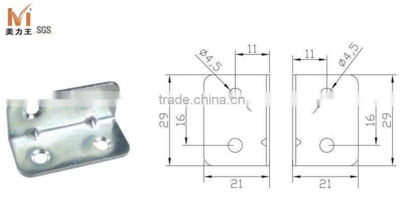 4 Holes Furniture Metal Corner Brackets Corner Brace