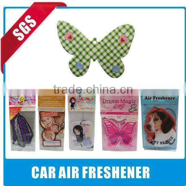 paper air freshener cartoon pictures of roses/kids paper air freshener