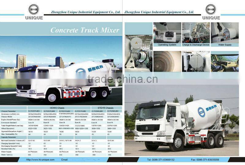 12m3 Concrete Transit Mixer