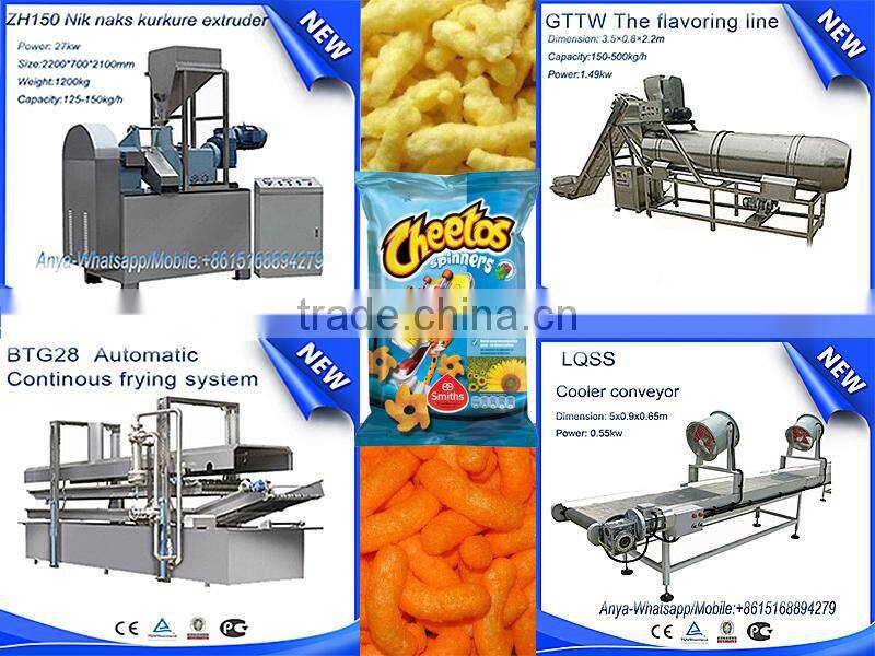 High Quality Professional Kurkure snacks food makes machine/Extruder/Equipment