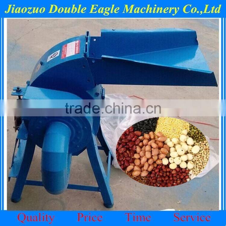 big capacity commercial corn stalk crops crushing machine / automatic feeding animal feed crusher machine