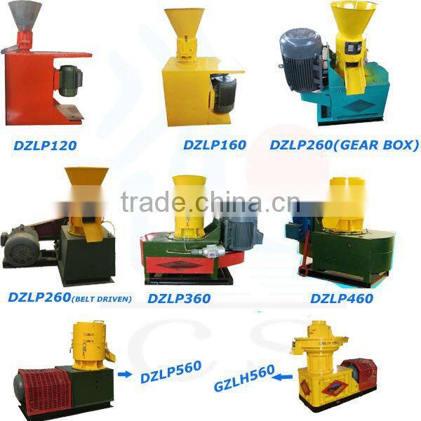 CS 2015 hot sell CE 3.5-5 t/h biomass fuel burning wood pellet production machine