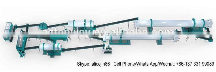 Fanway factory sell 3 tons per hour organic fertilizer production line