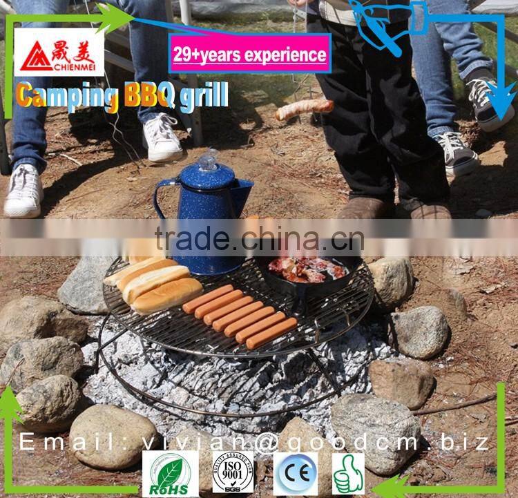 Outdoor and camping or campfire Cooking table grill