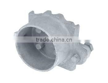 DG5D1 3 WIRE 2.5" PIPE Sidewalk Guy End Fitting sidewalk guy clamp