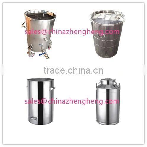 Stainless steel container for storage